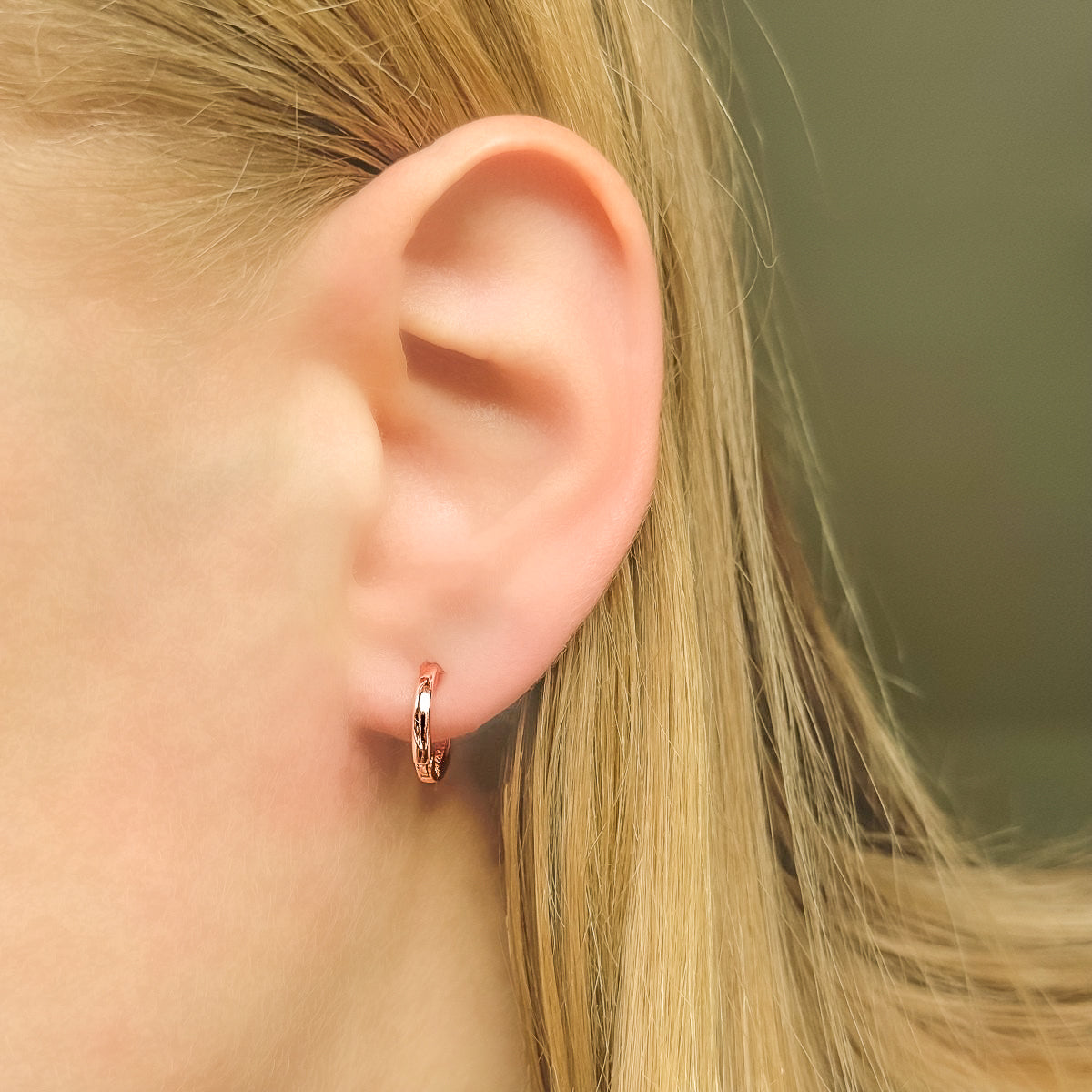 Aretes de plata esterlina de 1.2 - 2 cm