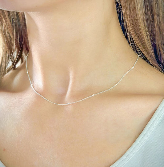 Collar Lola de plata de ley