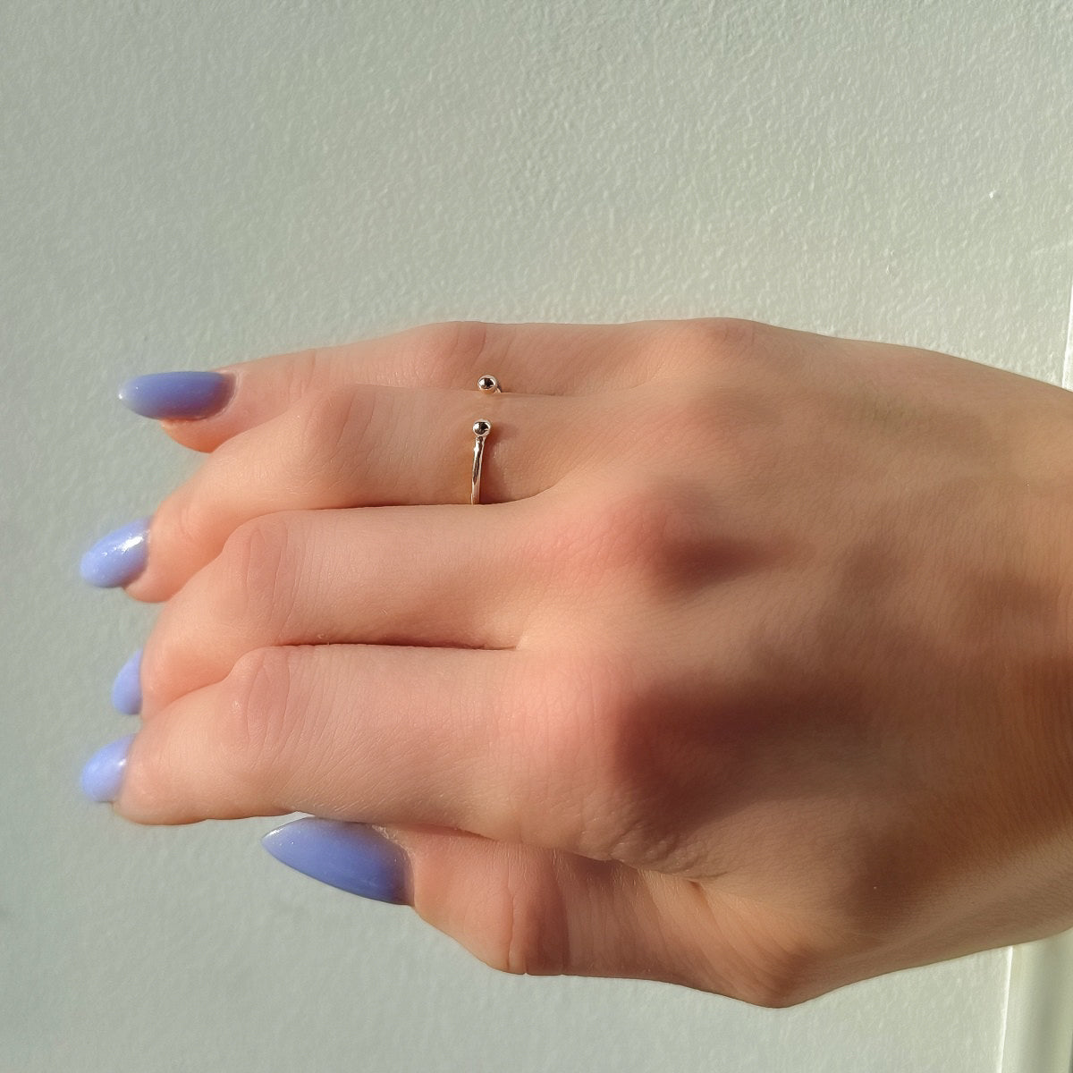 Anillo Ella de plata de ley