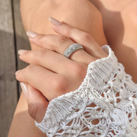 Anillo Brigida de plata de ley