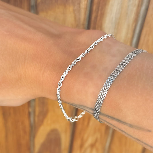 Pulsera Emi de plata de ley