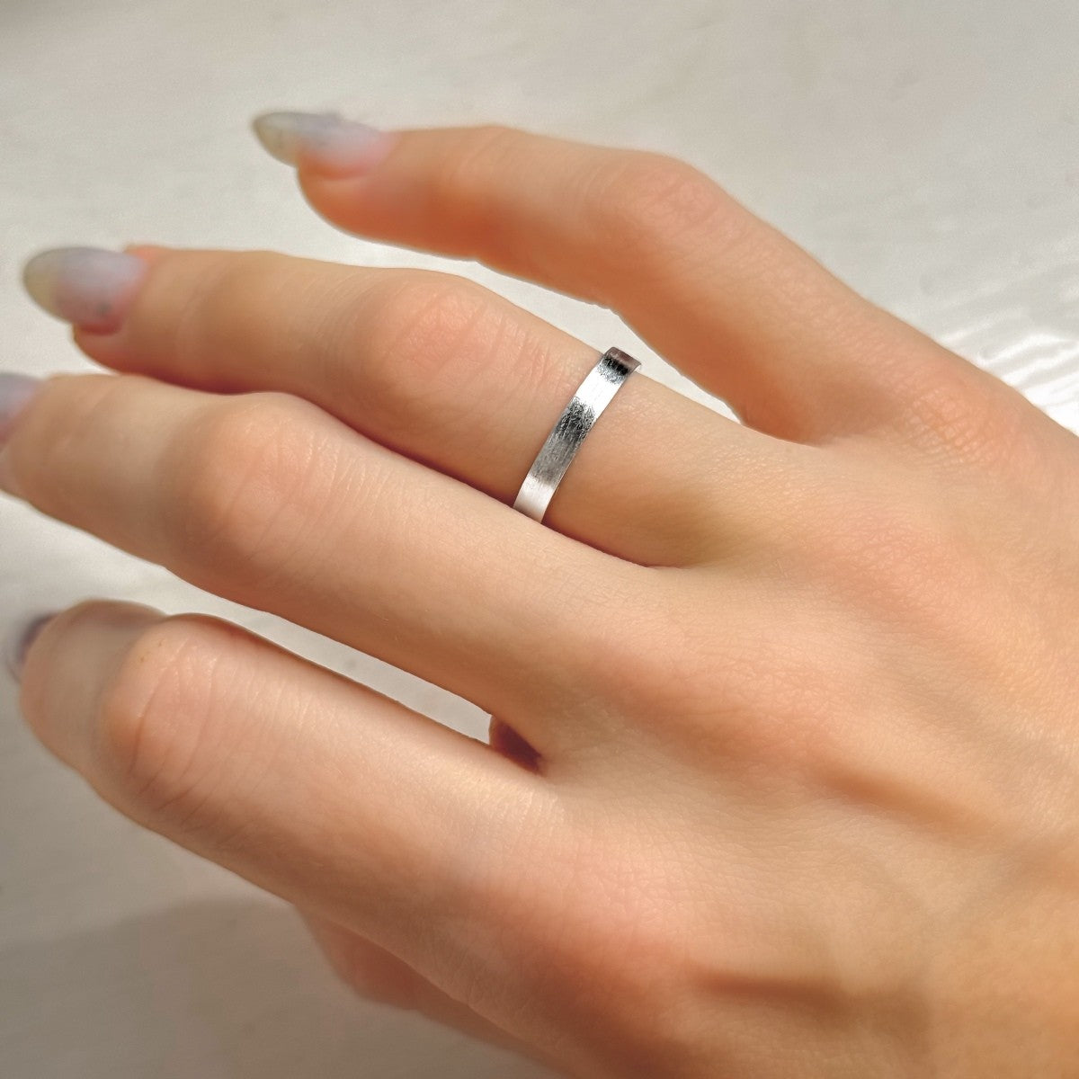 Anillo Marie de plata de ley