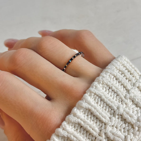Anillo Mathilde de plata de ley