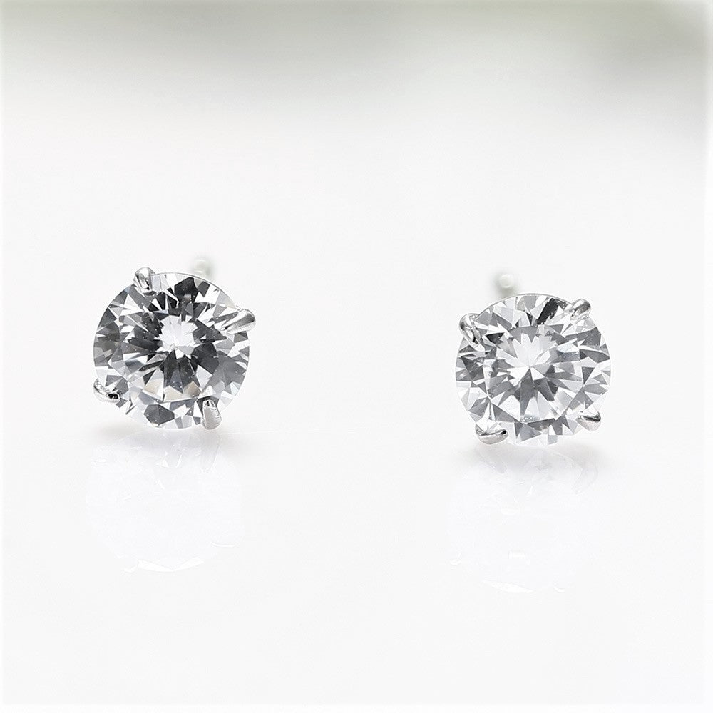 Pendientes Alix de plata de ley de 3-7 mm