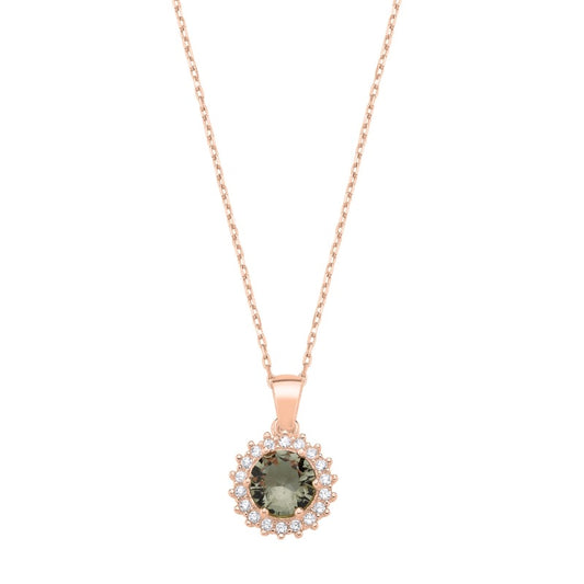 Collar de plata de ley con zultanita