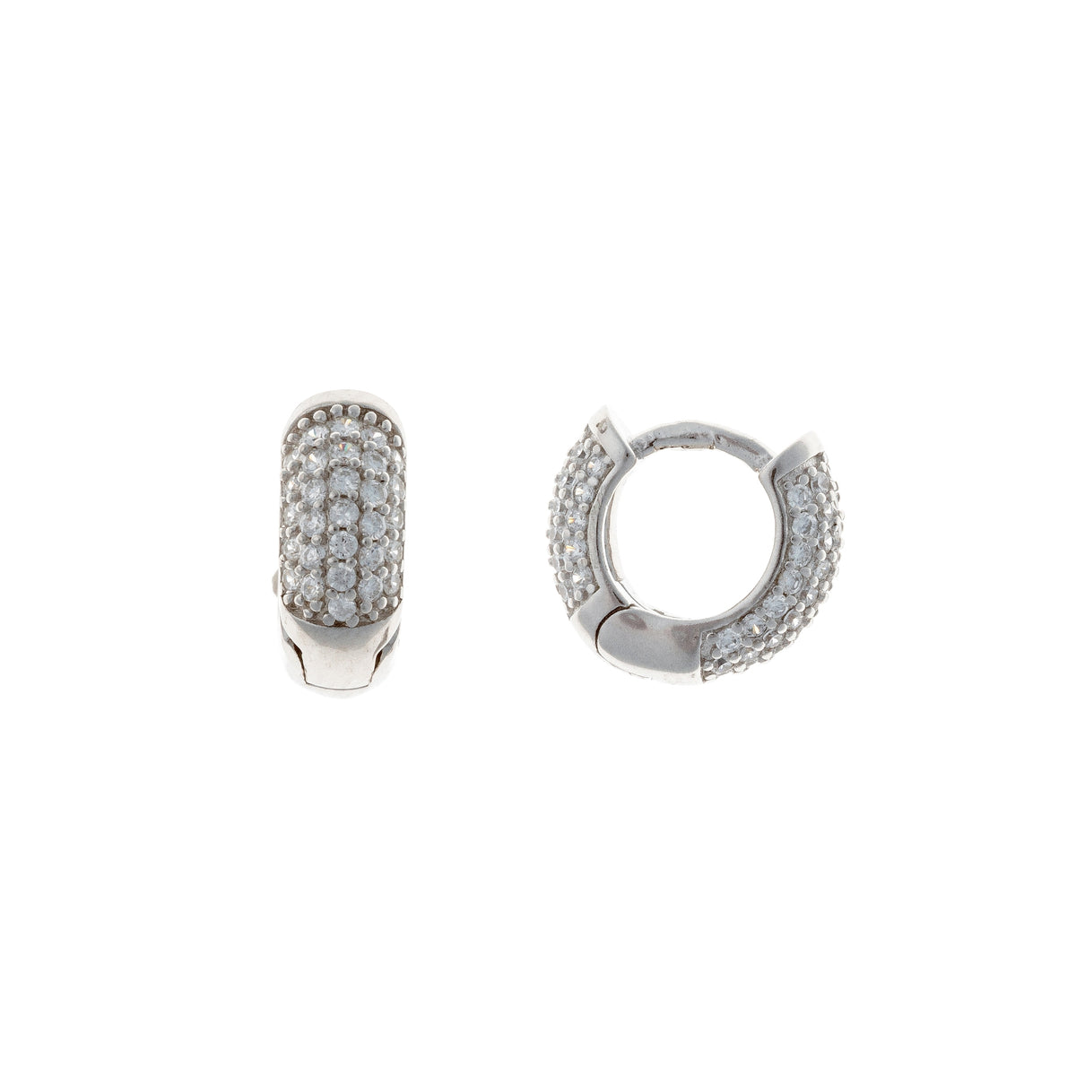 Pendientes Aifric de plata de ley