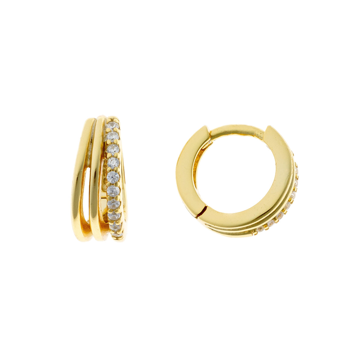 Aros Yuna de plata de ley