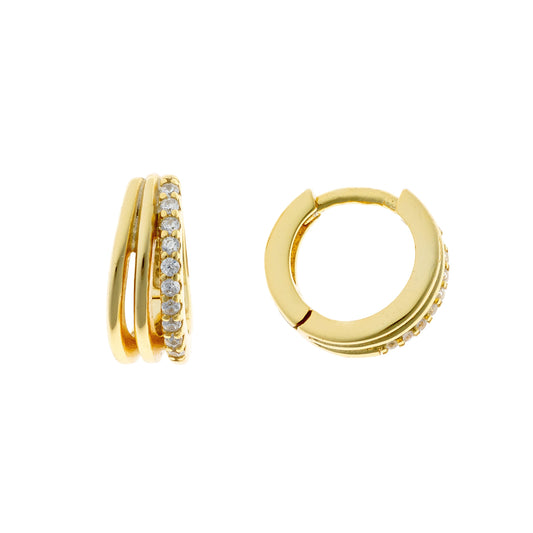 Aros Yuna de plata de ley