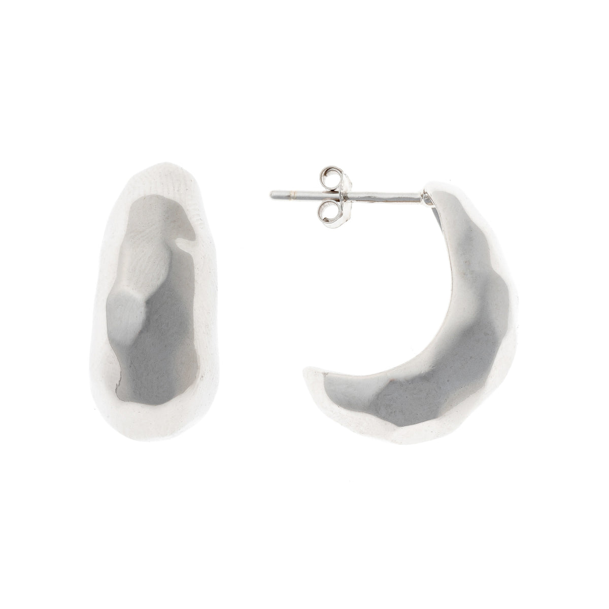 Pendientes de plata de ley