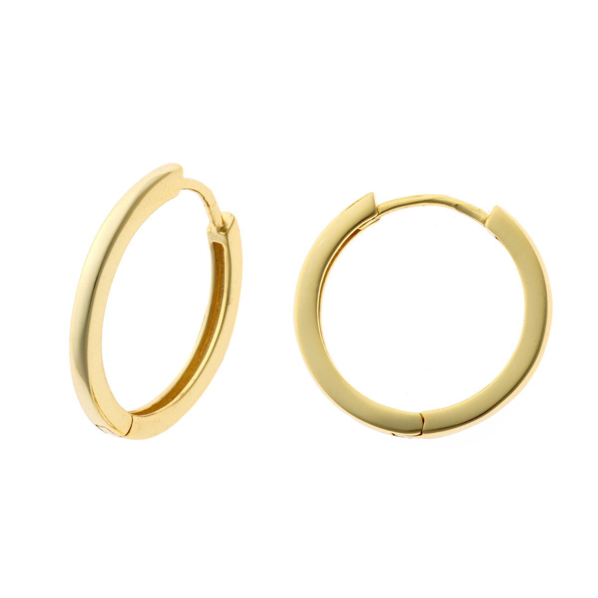 Aretes de plata esterlina de 1.2 - 2 cm