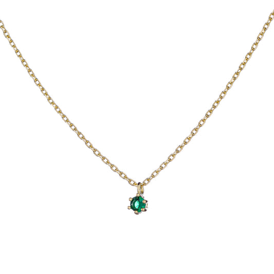 Collar Nia Green de plata de ley