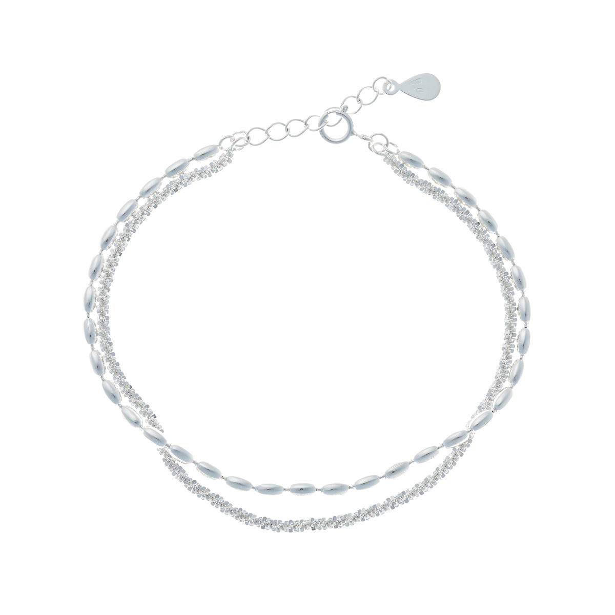 Pulsera Riko de plata de ley