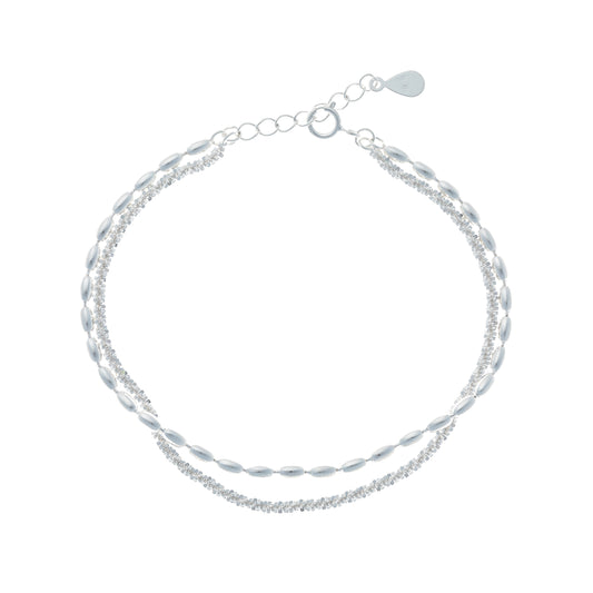 Pulsera Riko de plata de ley