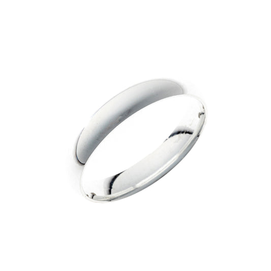 Sophia – Anillo clásico de plata de ley de 4 mm