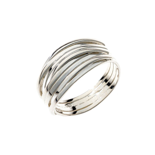 Anillo de Plata Fina Línea Ancha