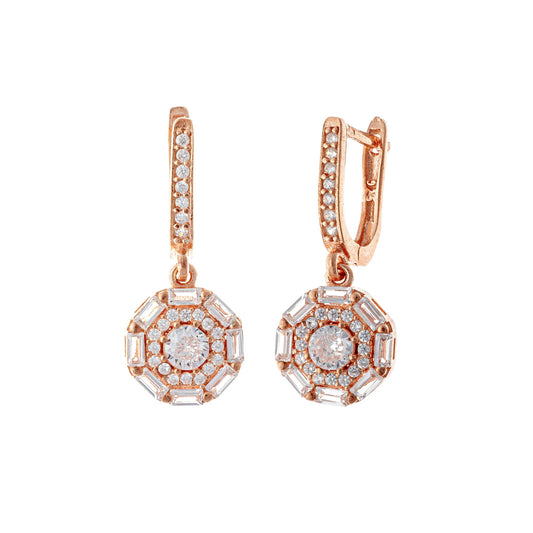 Pendientes Jacqueline de plata de ley