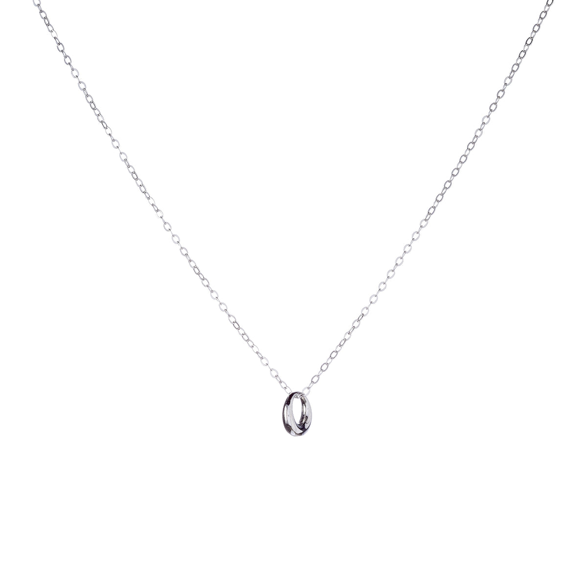 Collar con Anillo de Plata de Ley