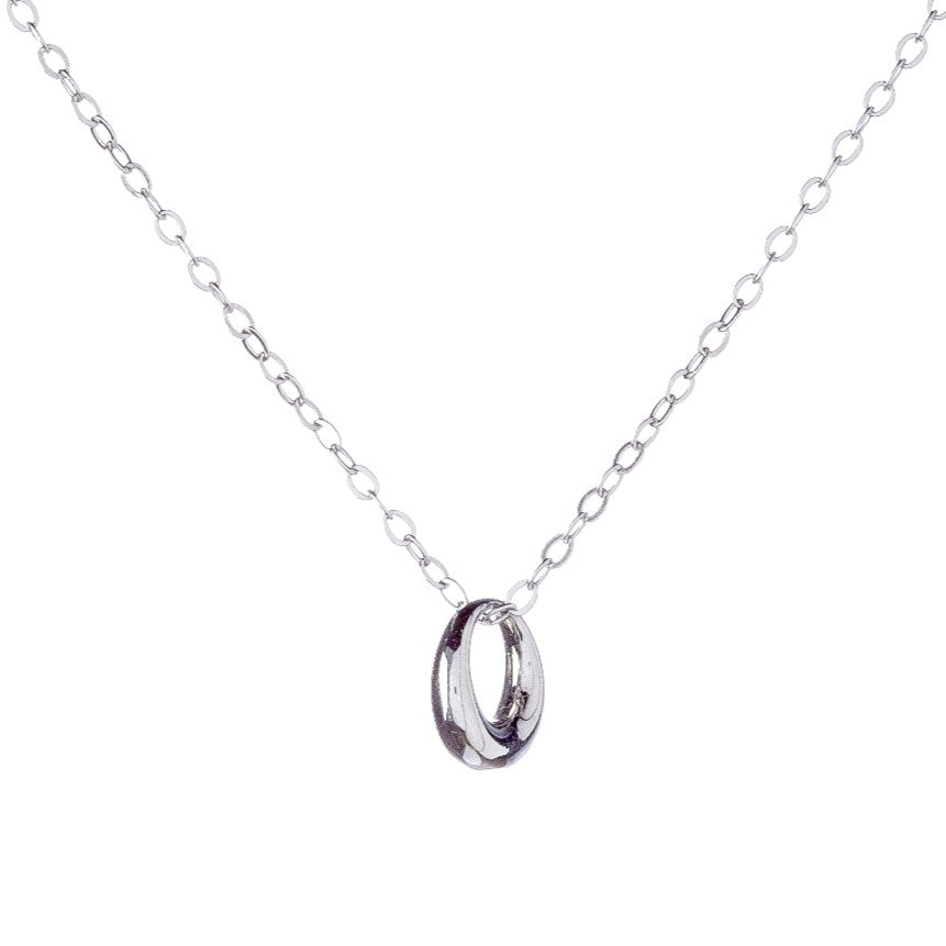 Collar con Anillo de Plata de Ley