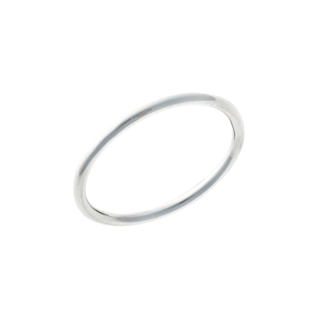 Anillo de plata de ley de 1,5 mm de ancho
