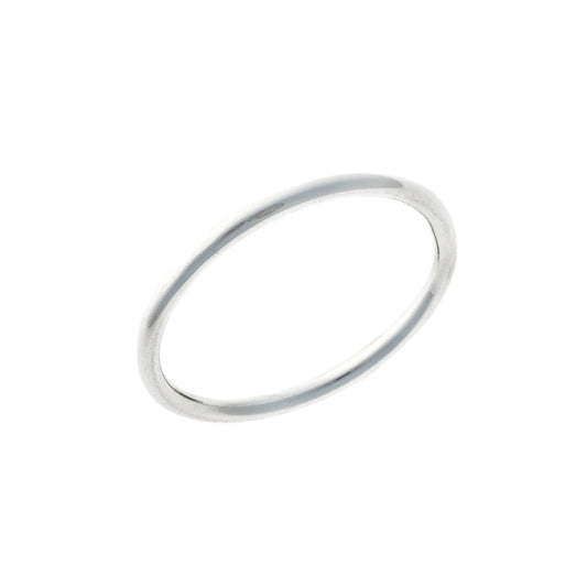 Anillo de plata de ley de 1,5 mm de ancho