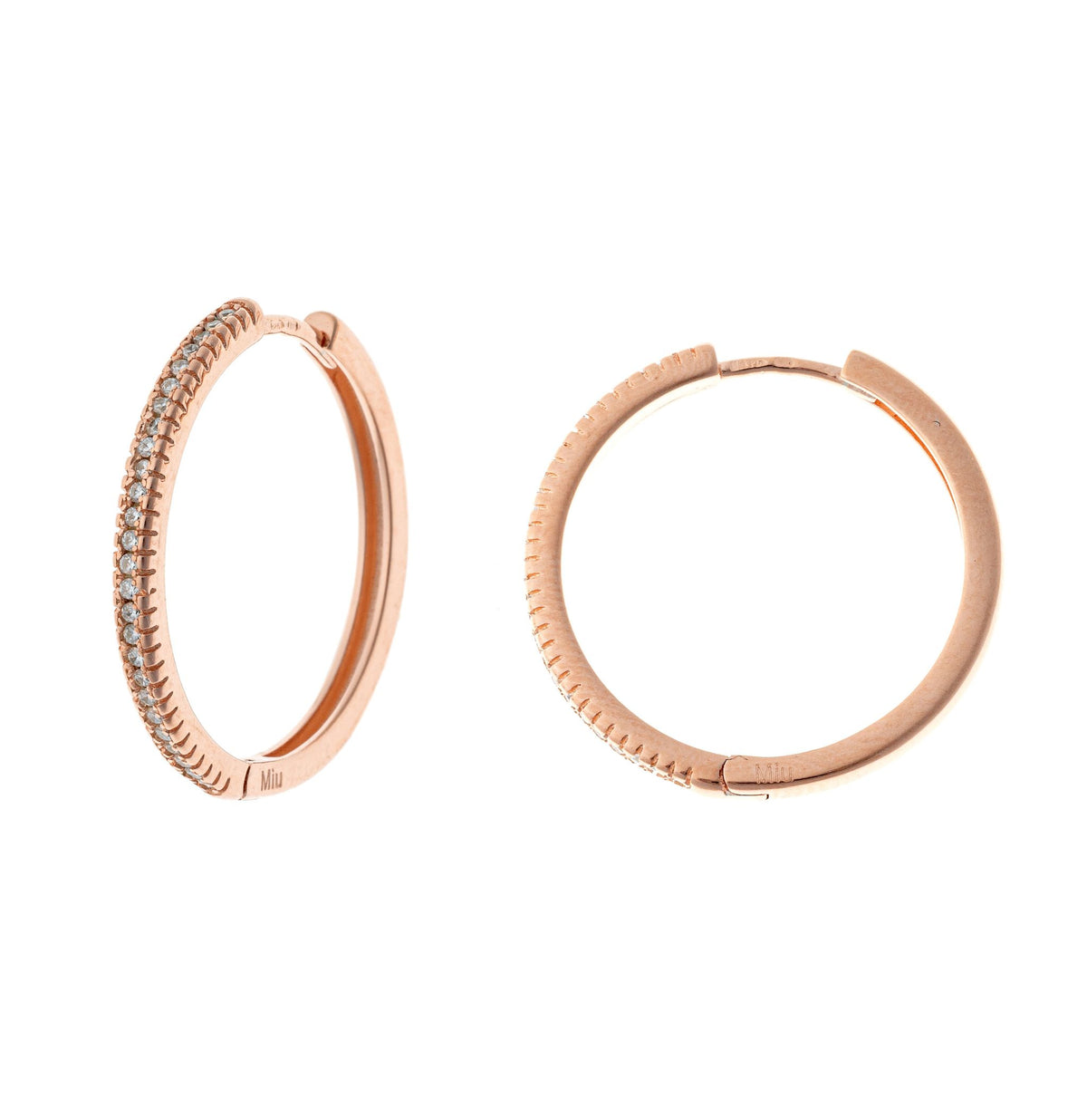 Anele – Pendientes de aro de plata de ley de 12-20 mm