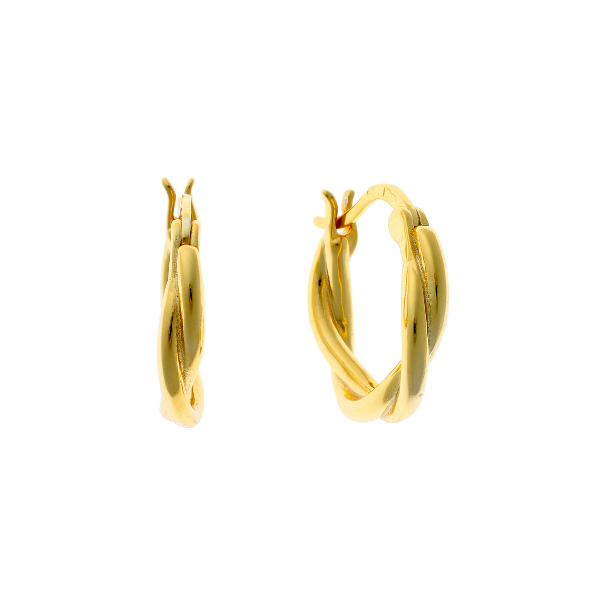Pendientes de plata de ley Moana