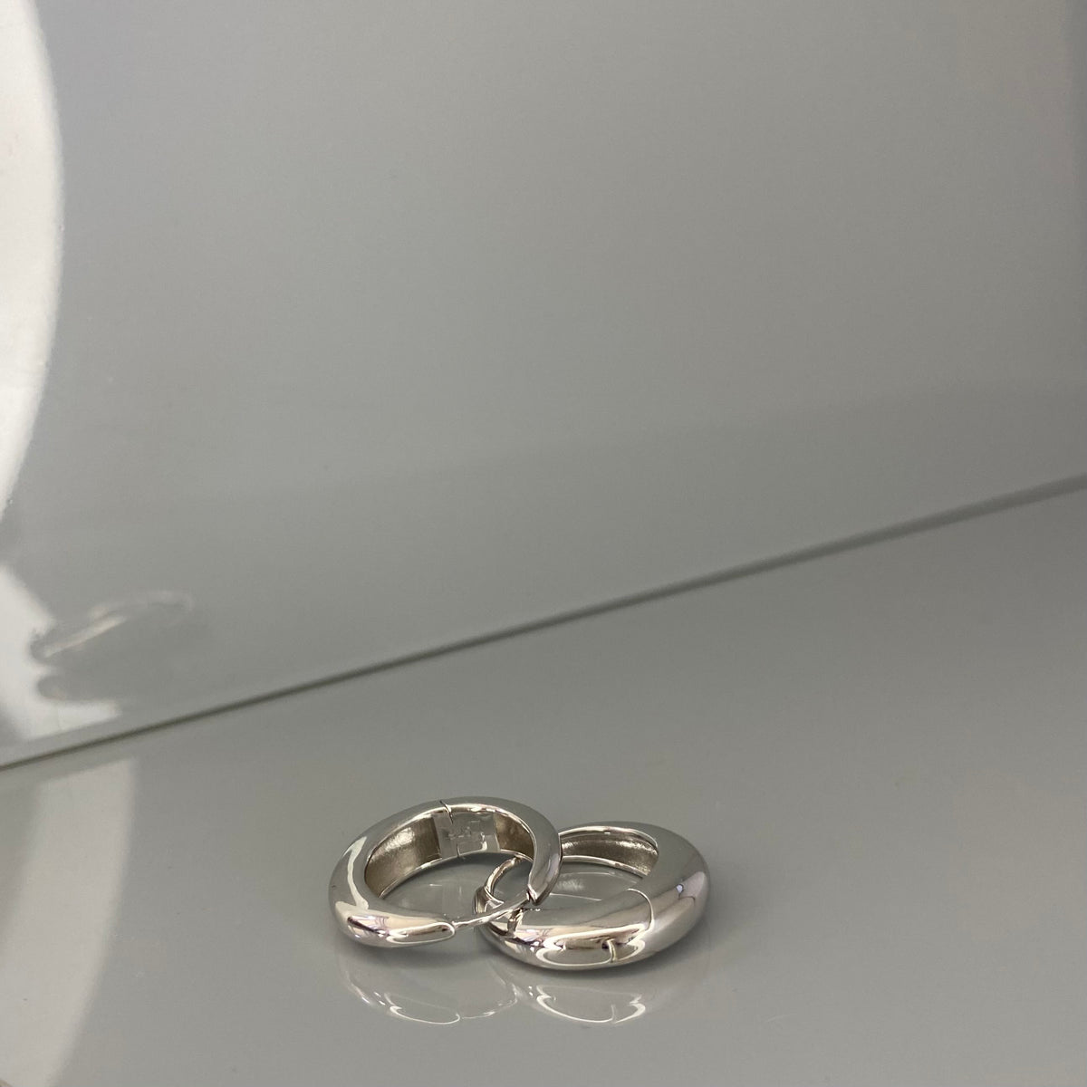 Aros de plata de ley
