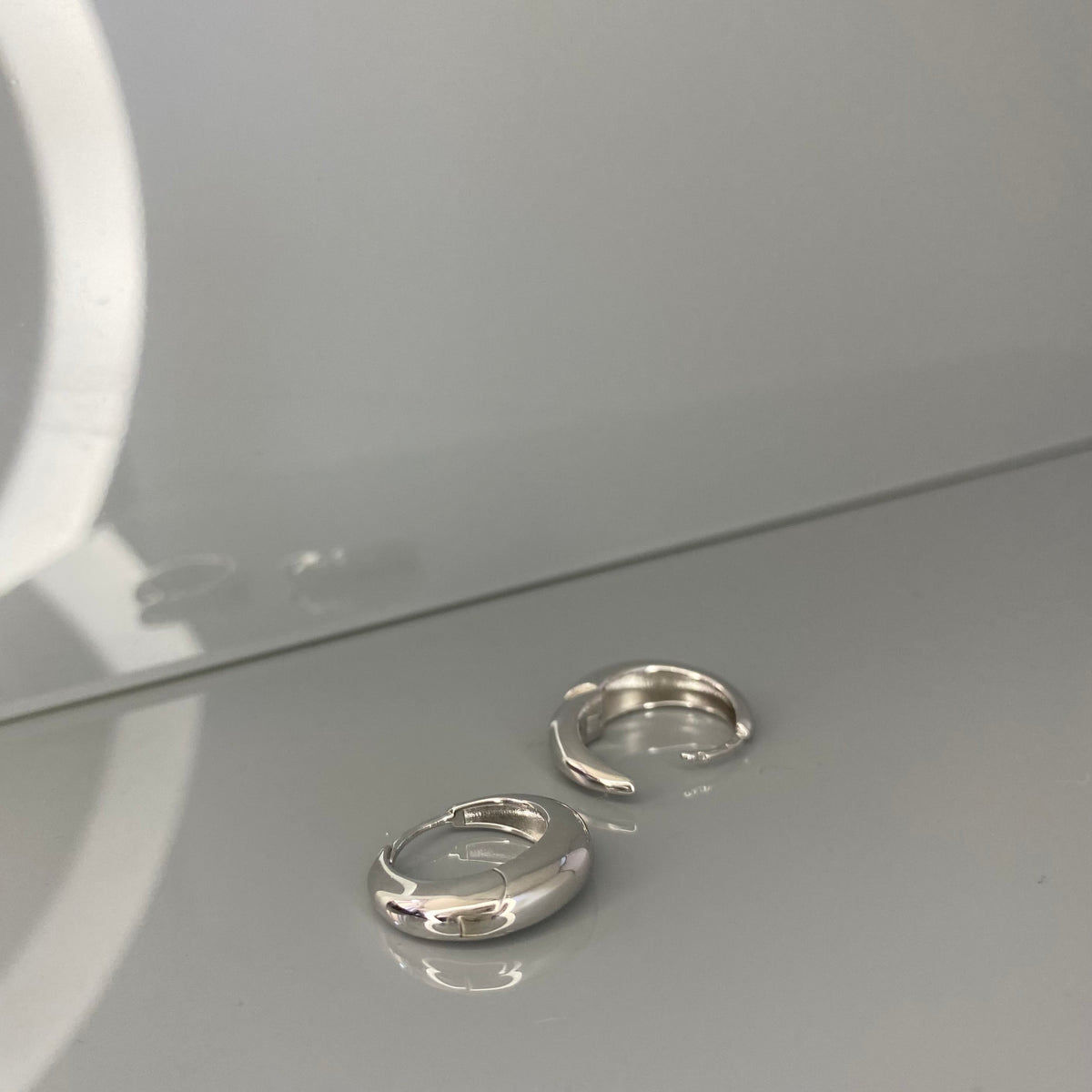 Aros de plata de ley