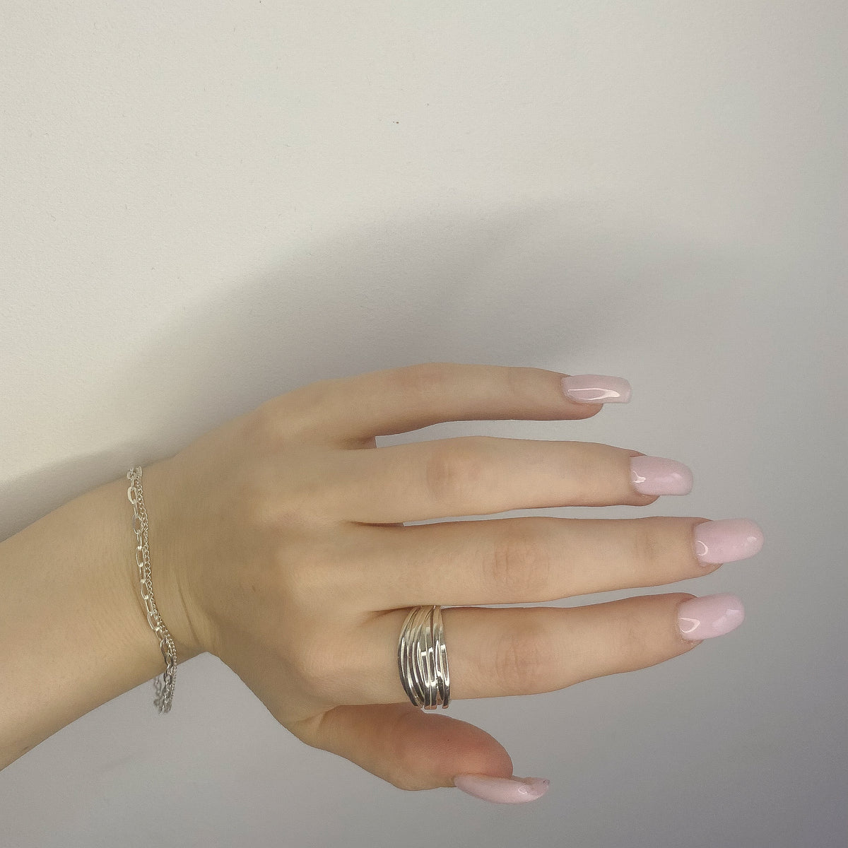 Anillo de Plata Fina Línea Ancha