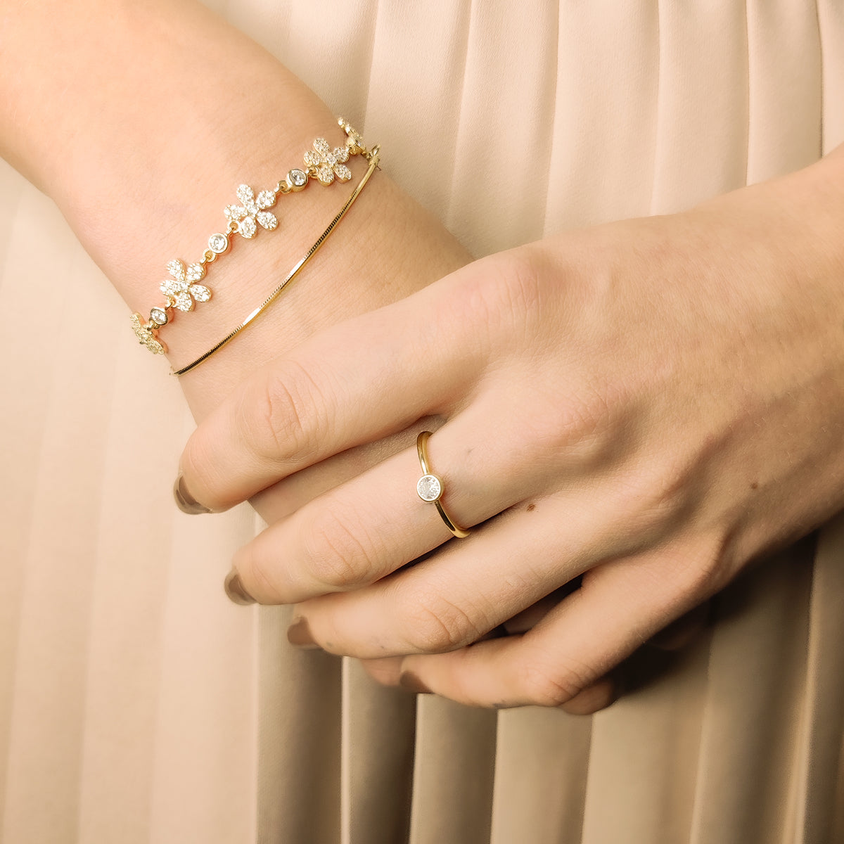 Pulsera Florence de plata de ley