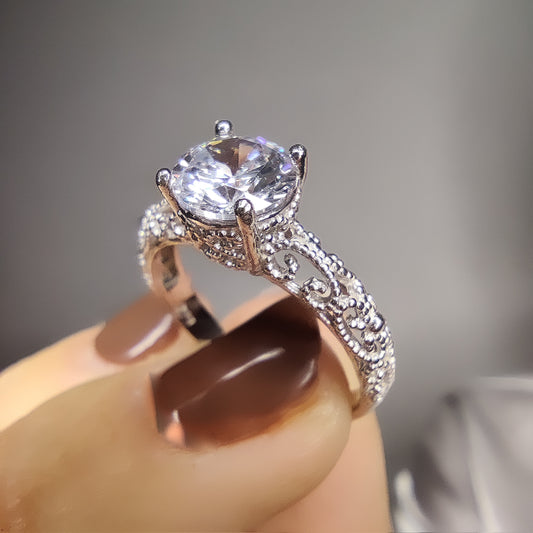 Anillo Zoe de plata de ley
