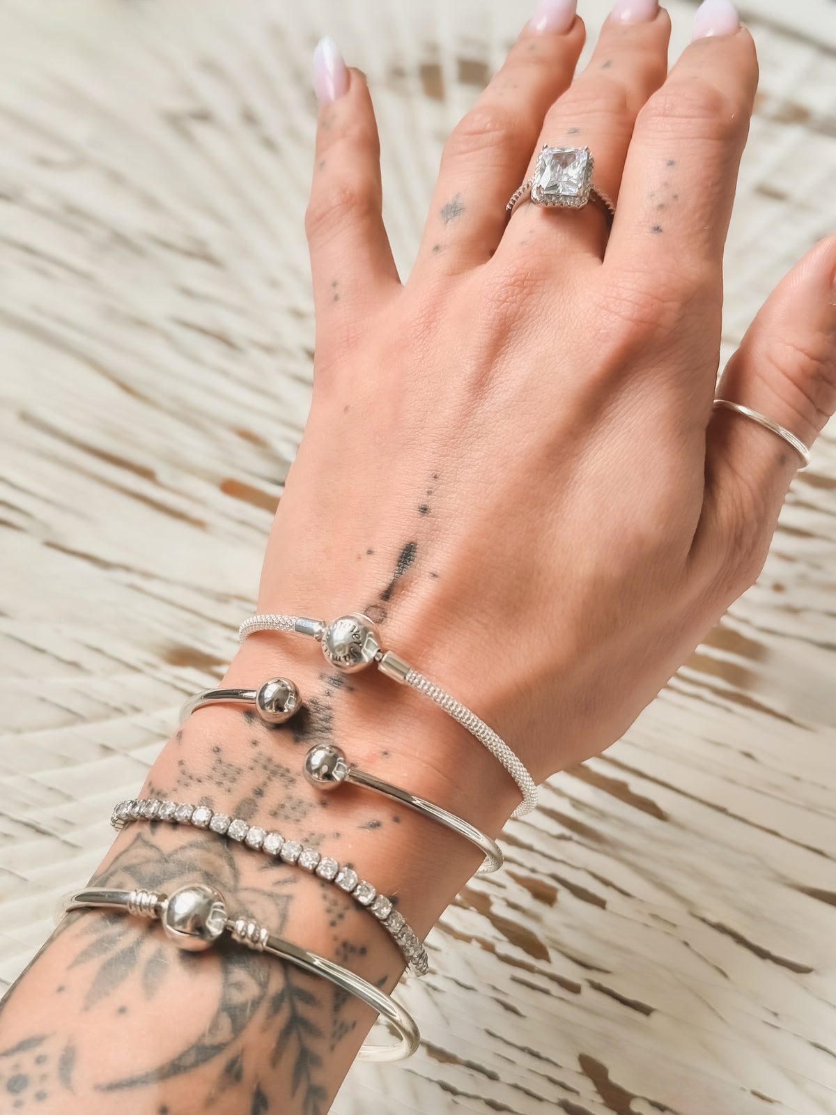 Pulsera Brigantia de plata de ley