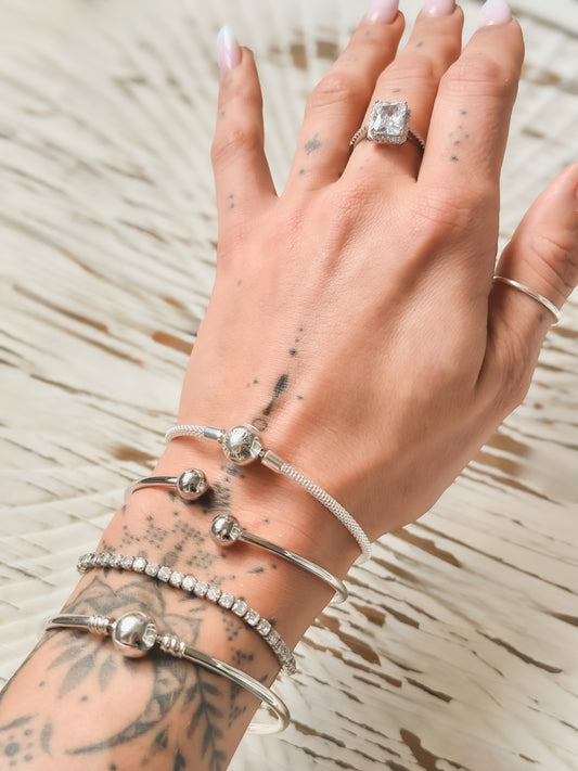 Pulsera Brigantia de plata de ley