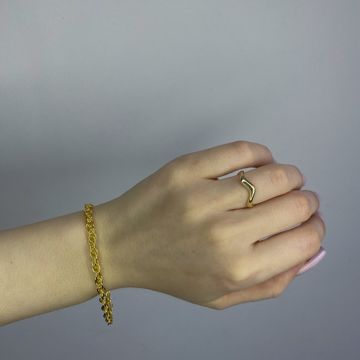 Pulsera Orla de plata de ley