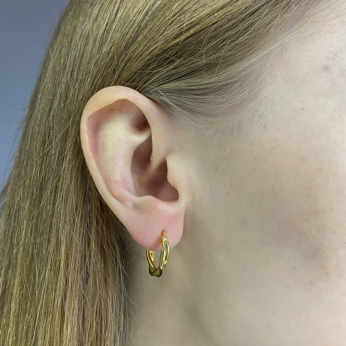 Pendientes de plata de ley Moana