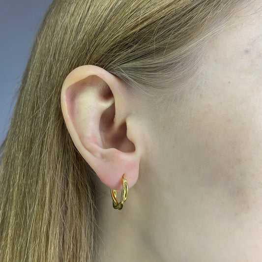 Pendientes de plata de ley Moana