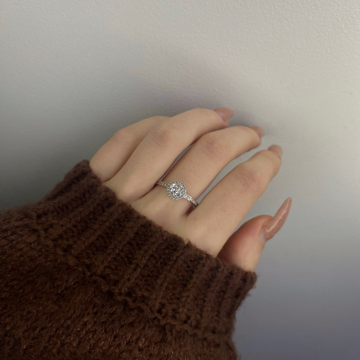 Anillo Soleste de plata de ley