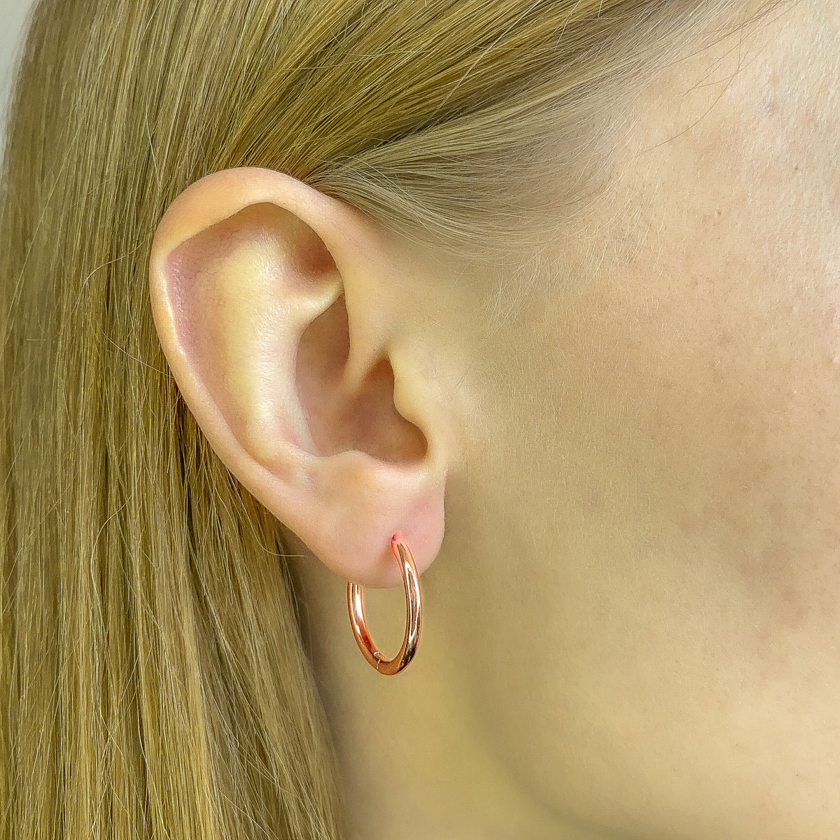 Aretes de plata esterlina de 1.2 - 2 cm