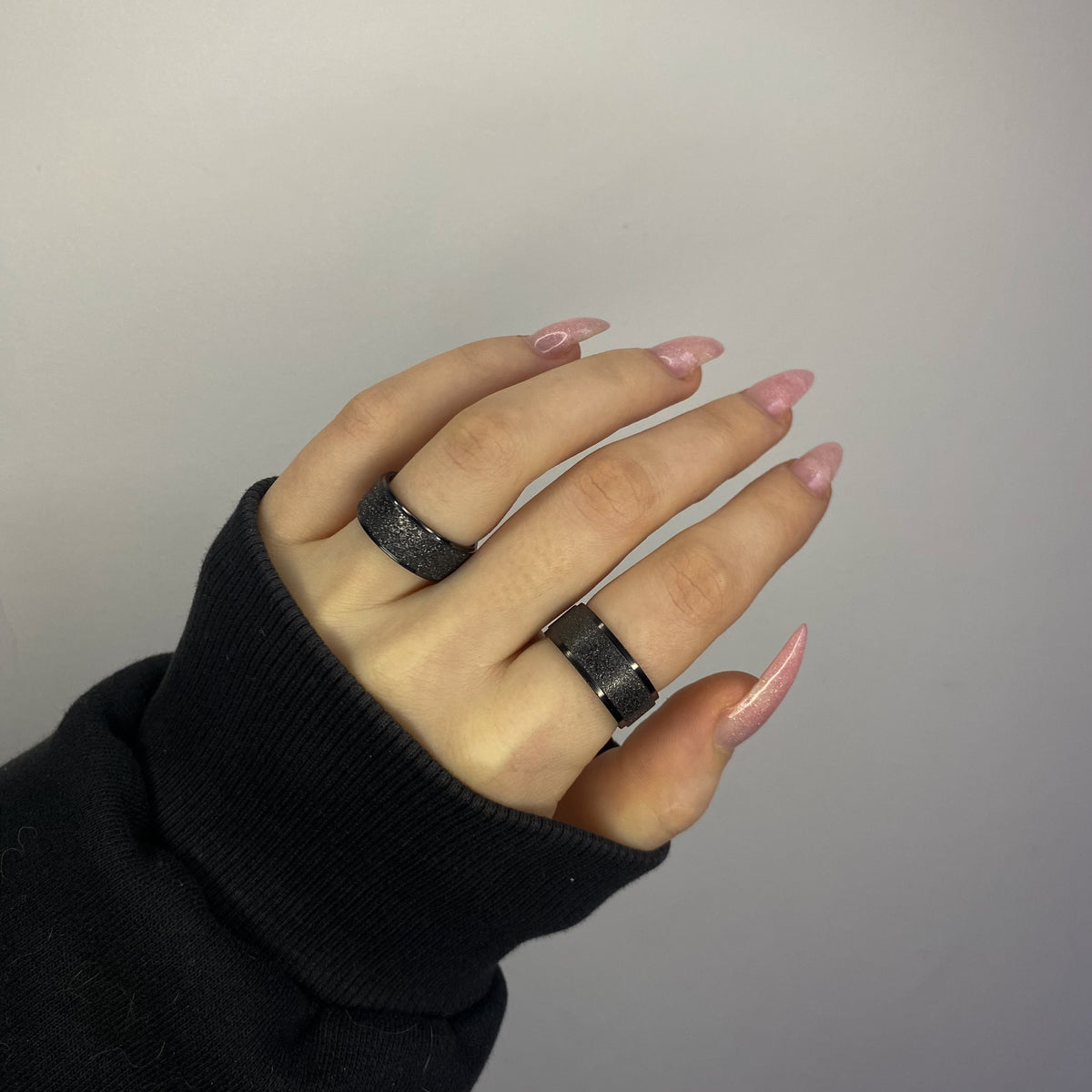 Anillo de banda "CHORRO DE ARENA"