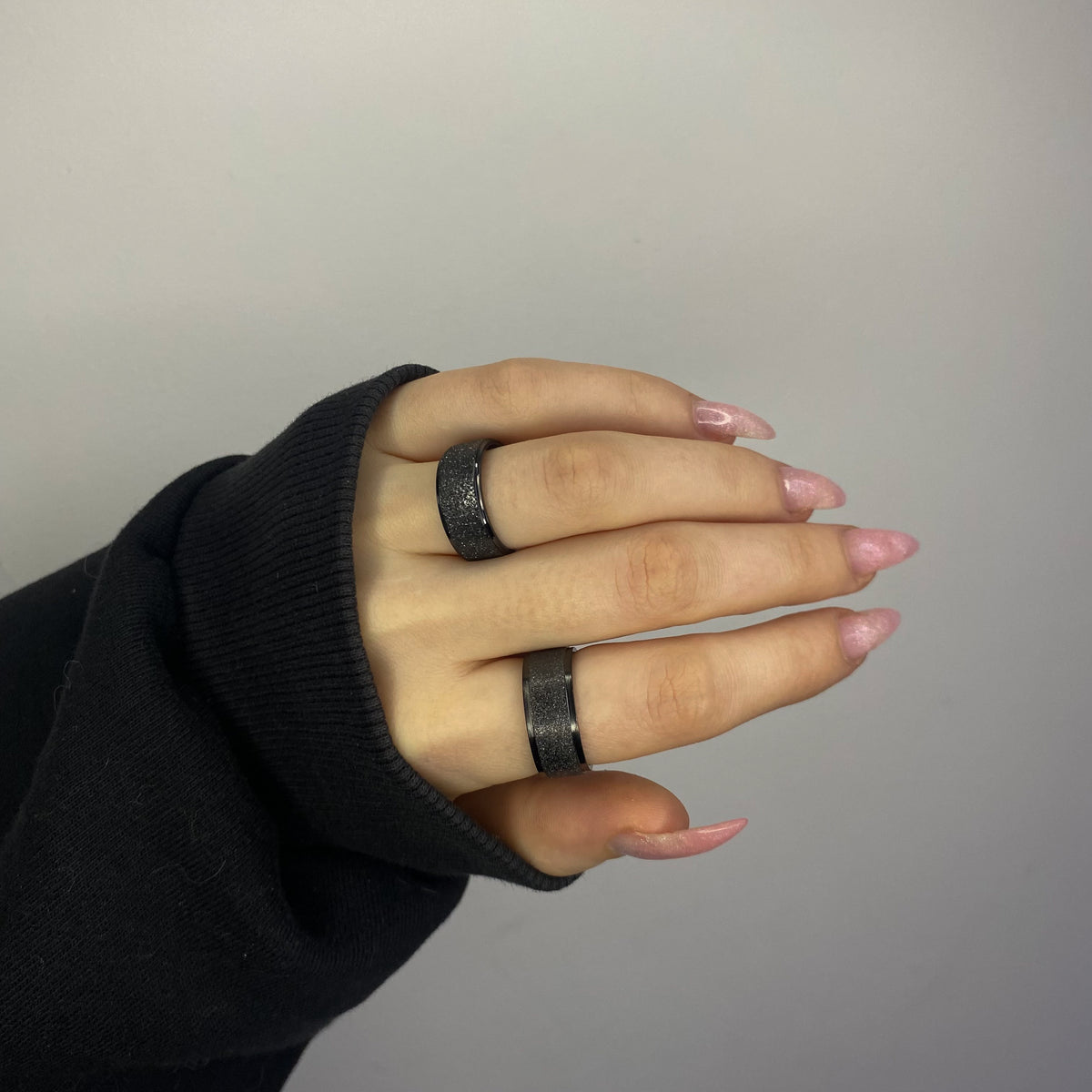 Anillo de banda "CHORRO DE ARENA"
