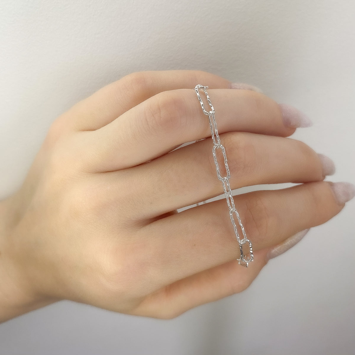 Pulsera Rin de plata de ley