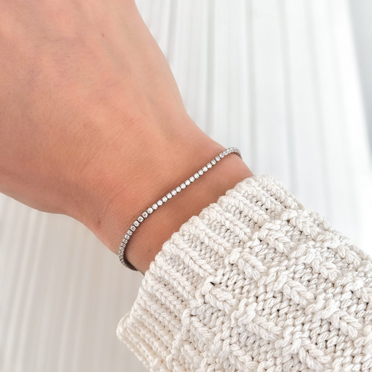 Pulsera Mila de plata de ley