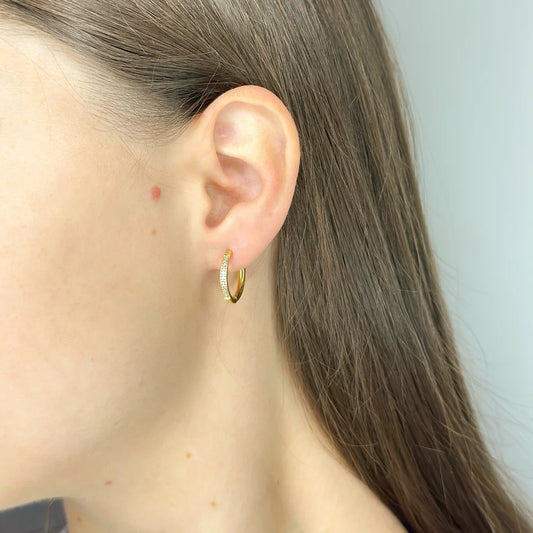 Aros con circonita