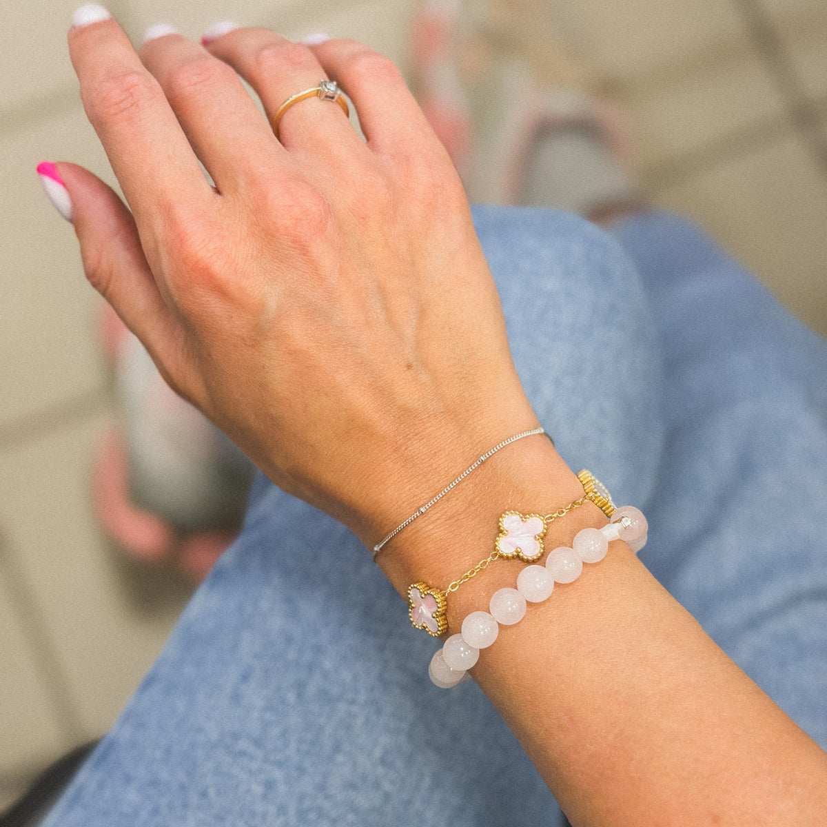 Pulsera Minimalista de Plata de Ley