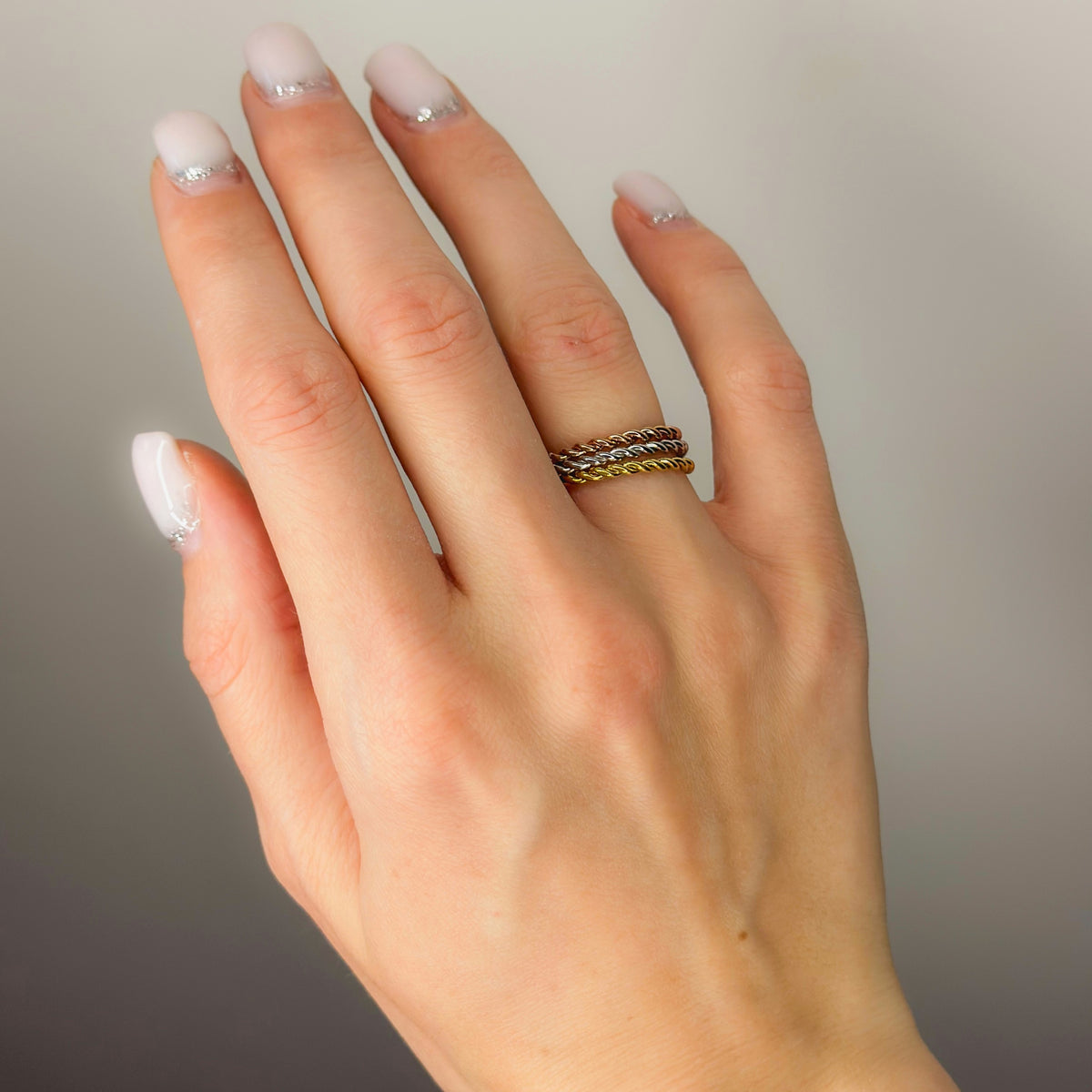 Anillo trenzado