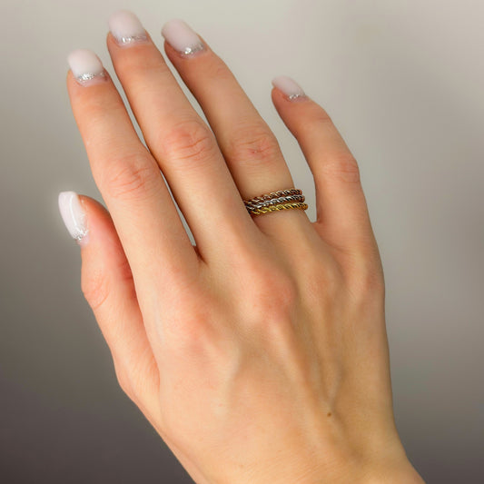 Anillo trenzado