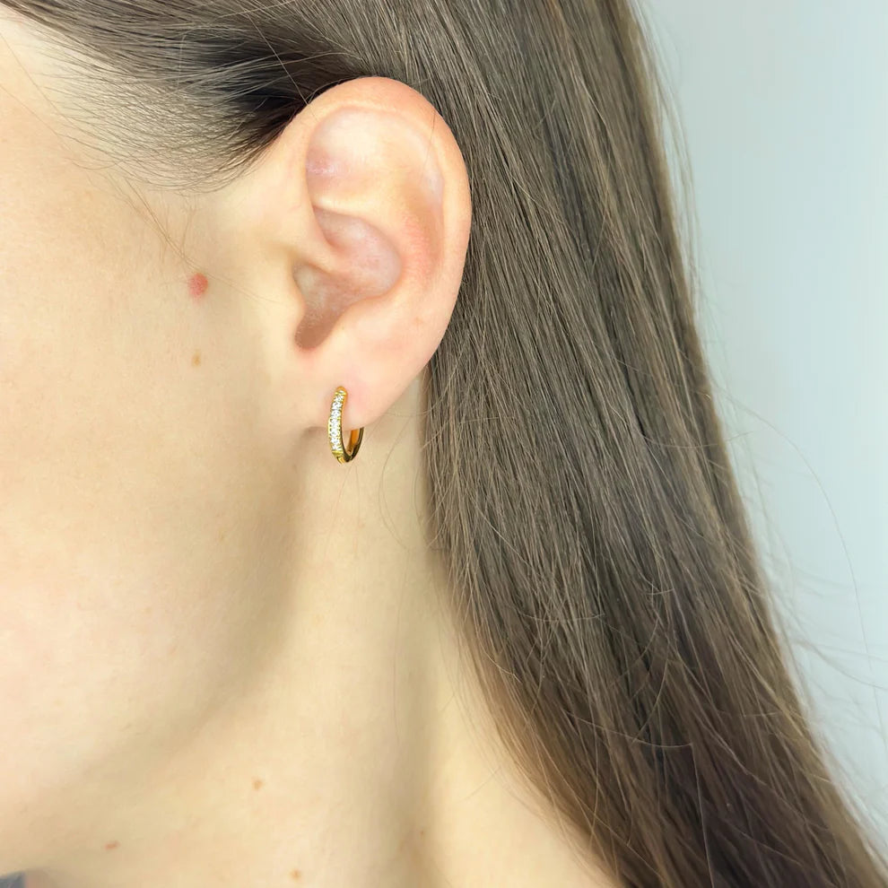 Aros con circonita