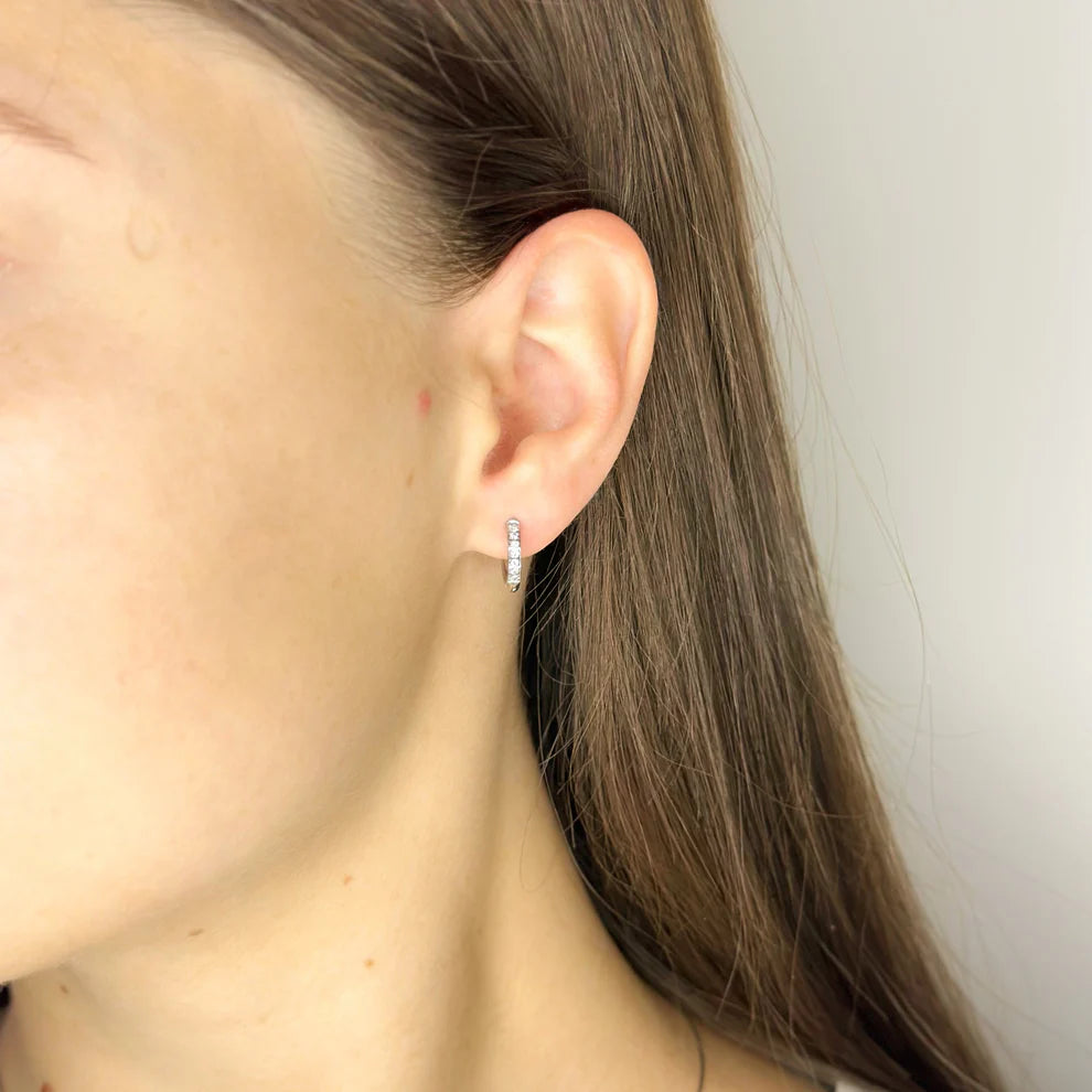 Aros con circonita