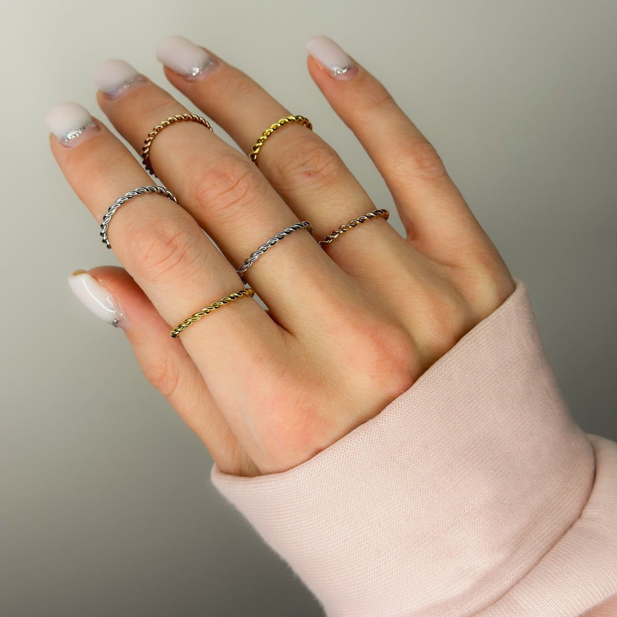 Anillo trenzado