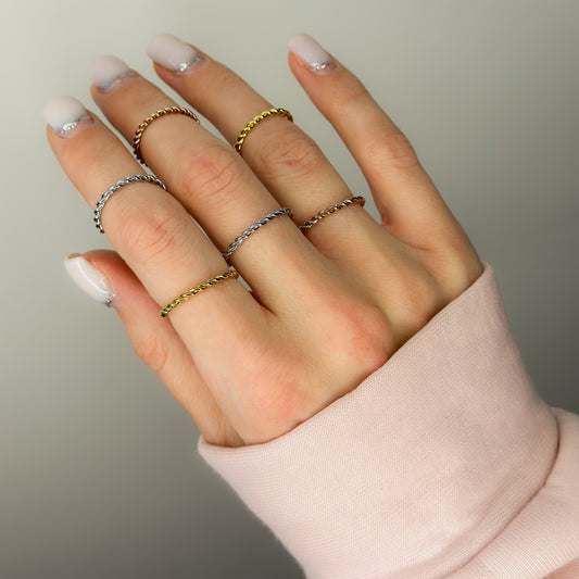 Anillo trenzado
